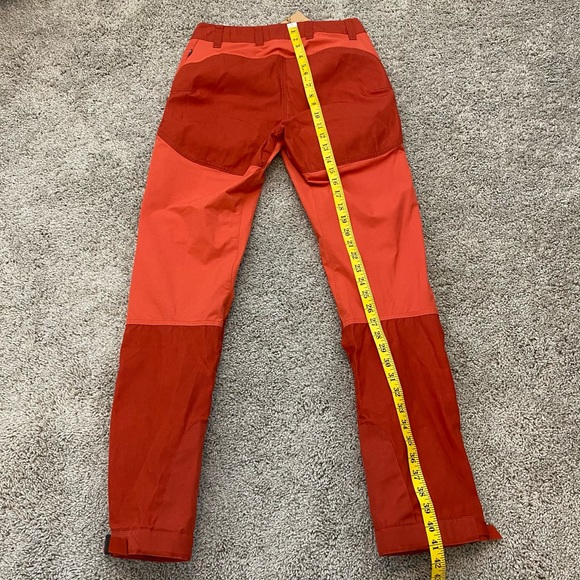 Fjallraven Women's Abisko Lite Trekking Trousers Red Size 26 - Picture 9 of 12